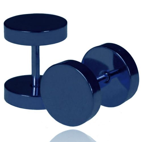 LGT Jewels Stud Ohrringe blau 8mm von LGT JWLS