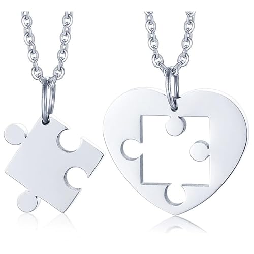 LGT Jewels vriendschapsketting Edelstaal Hart Puzzel von LGT JWLS