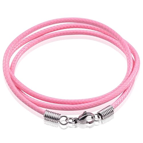 LGT Jewels waxkoord ketting Roze - 2.5mm-65cm LGT Jewels waxkoord ketting Roze - 2.5mm-65cm von LGT JWLS