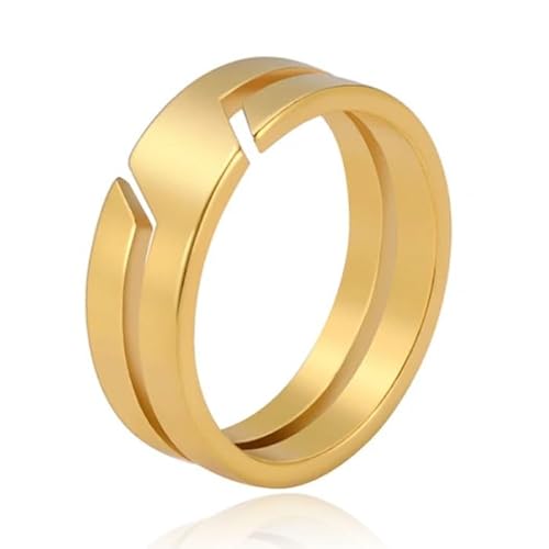 Luxus LGT JWLS Gold Edelstahl Ring für Herren – Elegant und Einzigartig-20mm von LGT JWLS