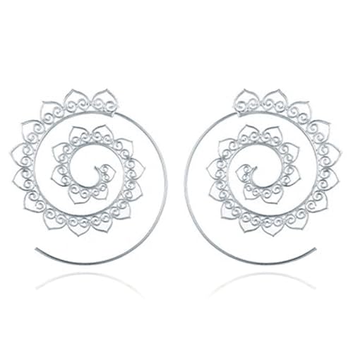 Spirale Ohrstecker Rund Damen Silber von LGT JWLS