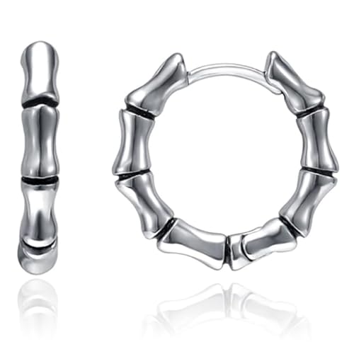 Stahl Ohrringe Herren Silber Keltisch Ghotic von LGT JWLS