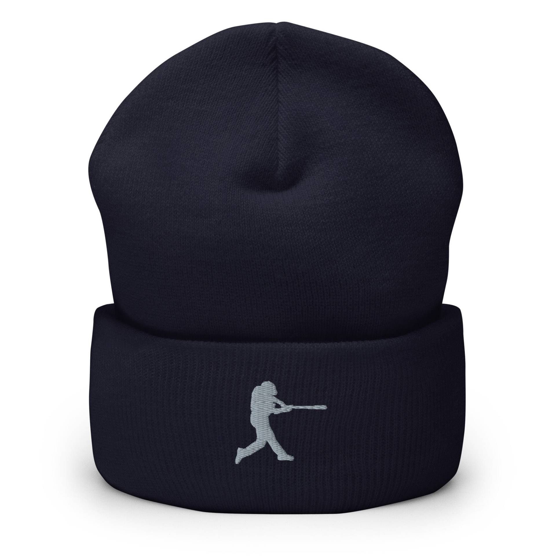 Baseball Beanie, Geschenk, Mütze, Wintermütze, Bestickte Manschettenmütze von LGglorydesigns