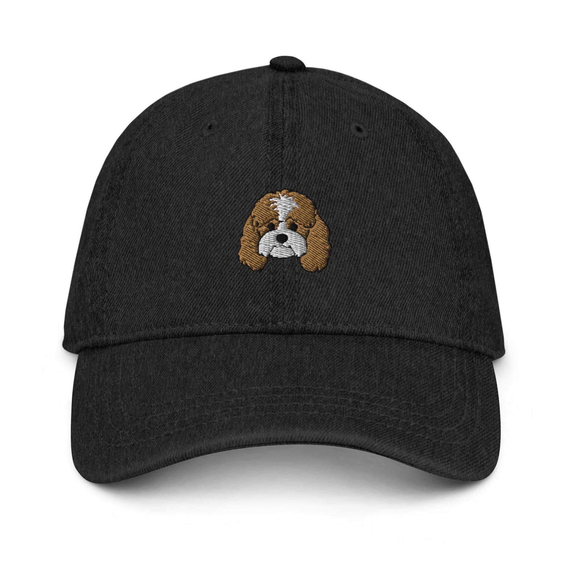 Cavapoo Mütze, Bestickte Unisex Jeansmütze, Dad Hat, Geschenke, Geburtstag, Weihnachtsgeschenk, Denim Hut von LGglorydesigns