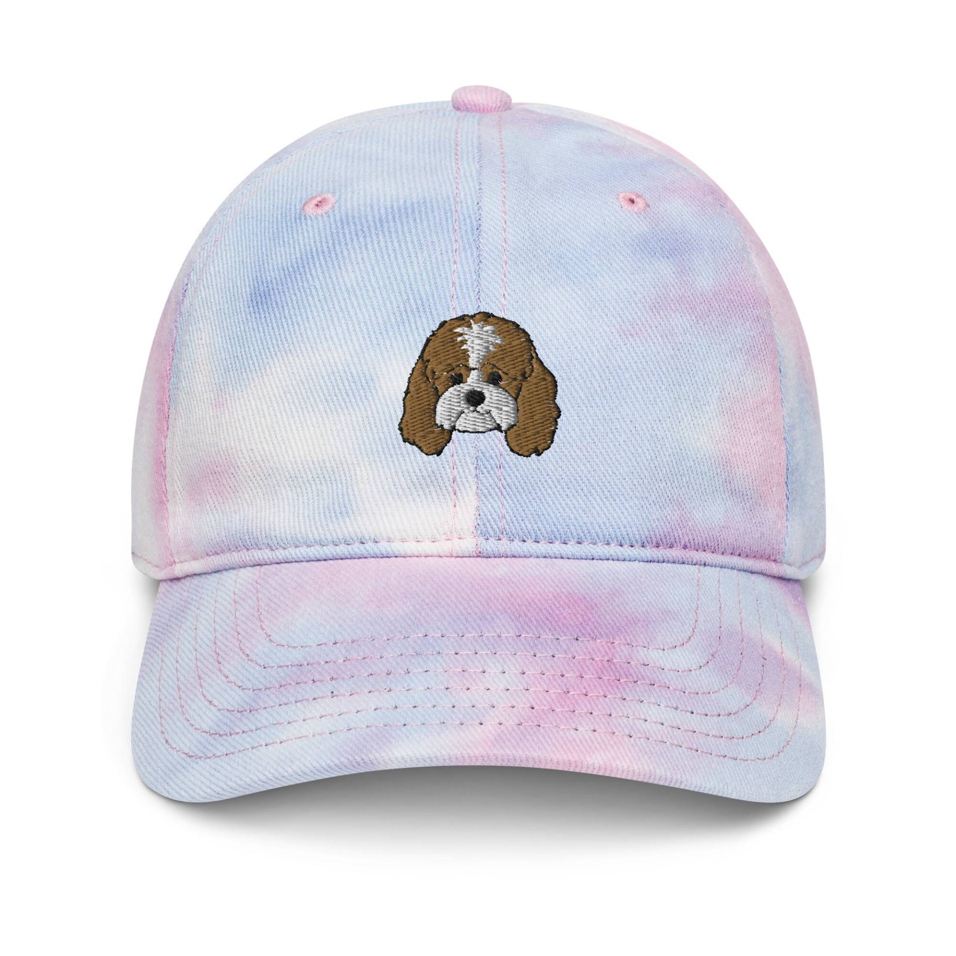 Cavapoo Mütze, Bestickte Unisex Tie Dye Papa Geschenke, Geburtstag, Weihnachtsgeschenk von LGglorydesigns