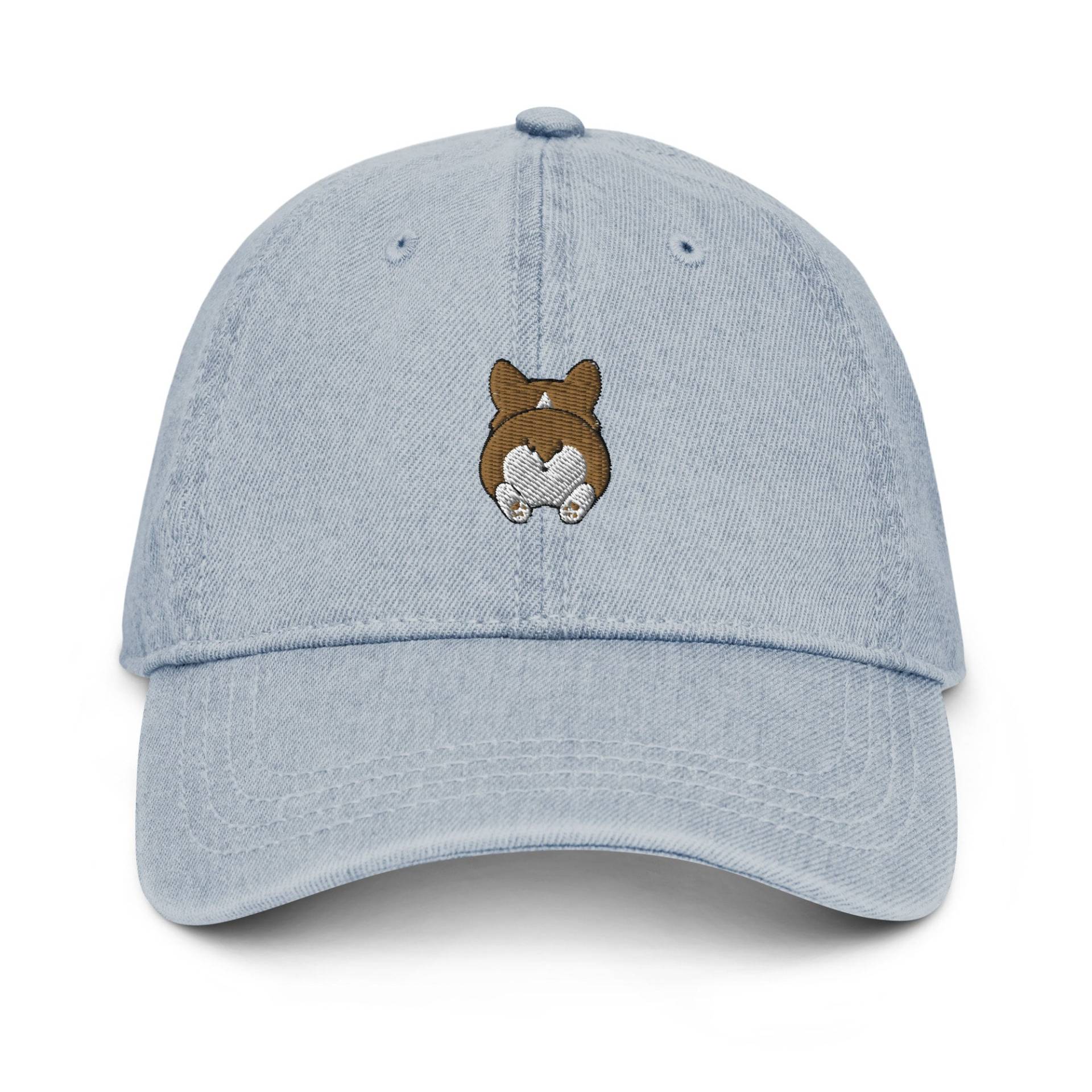 Corgis Mütze, Lustige Geschenke Für Frauen Und Männer, Bestickte Unisex Denim Sommer Frühling Hut von LGglorydesigns