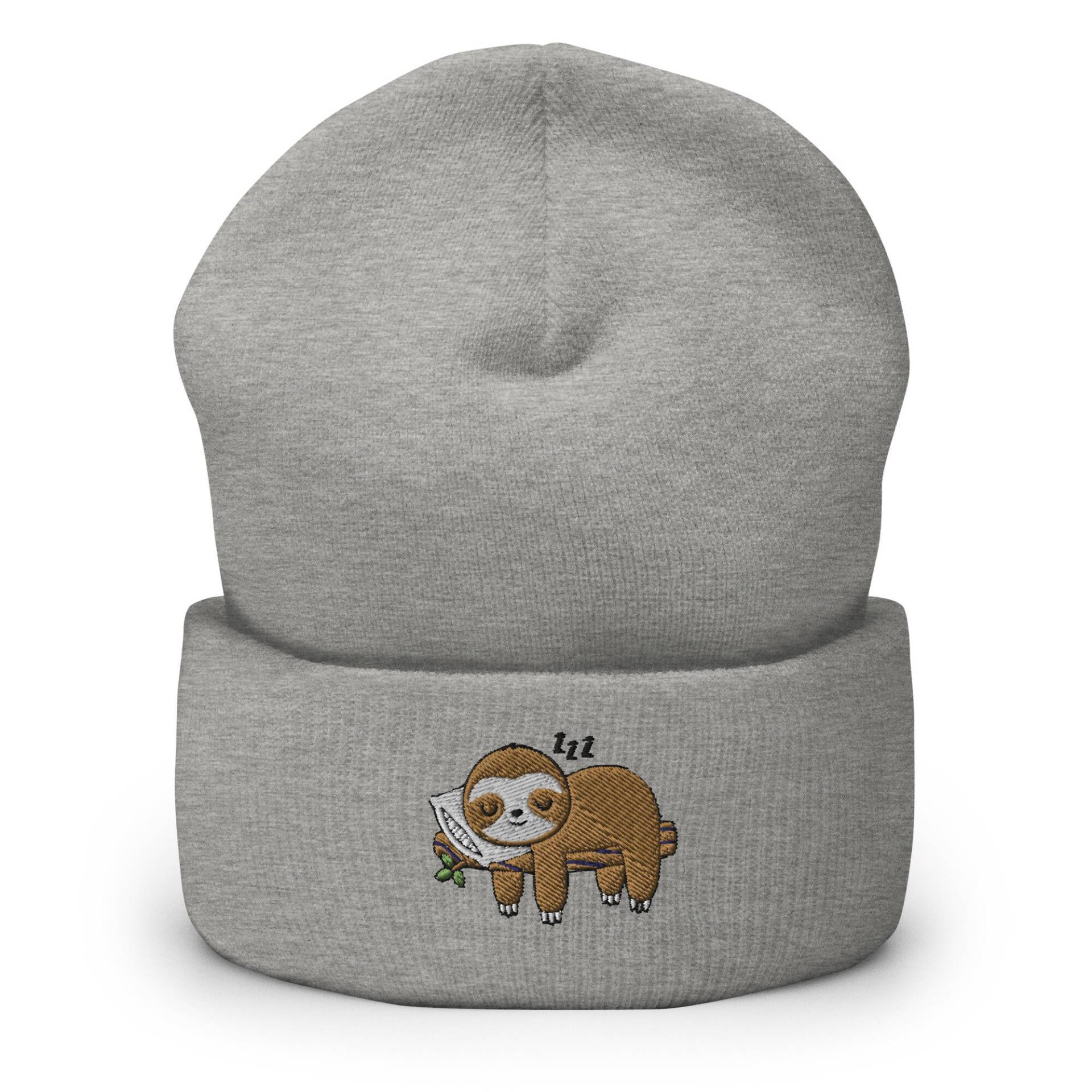 Faultier Beanie, Bestickte Unisex Geschenke, Lustige Abschlussgeschenke, Mütze, Liebhaber Geschenk von LGglorydesigns