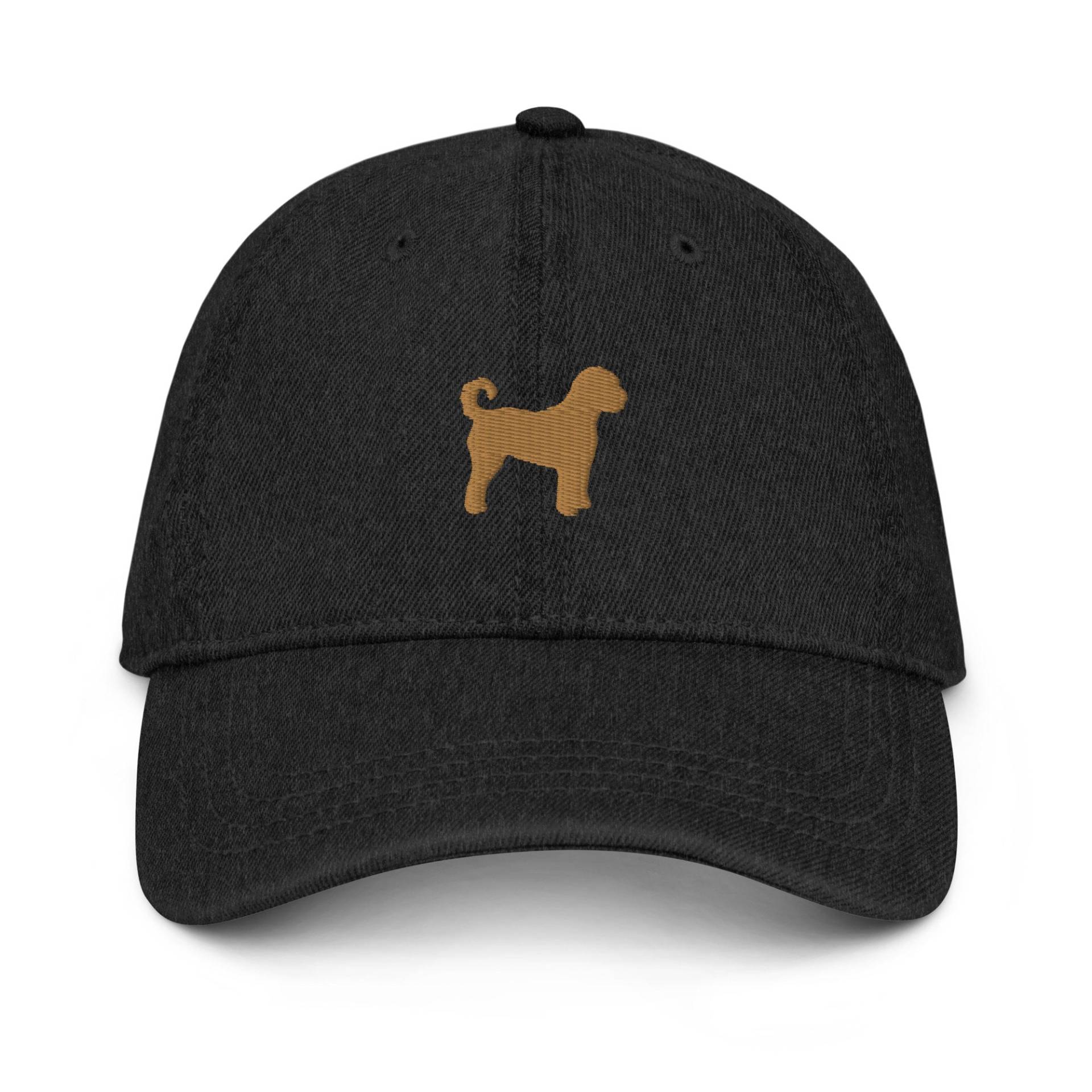 Goldendoodle Mütze, Bestickte Unisex Jeans Schwarz Goldendoodle Geschenk Für Hund Mama Papa von LGglorydesigns