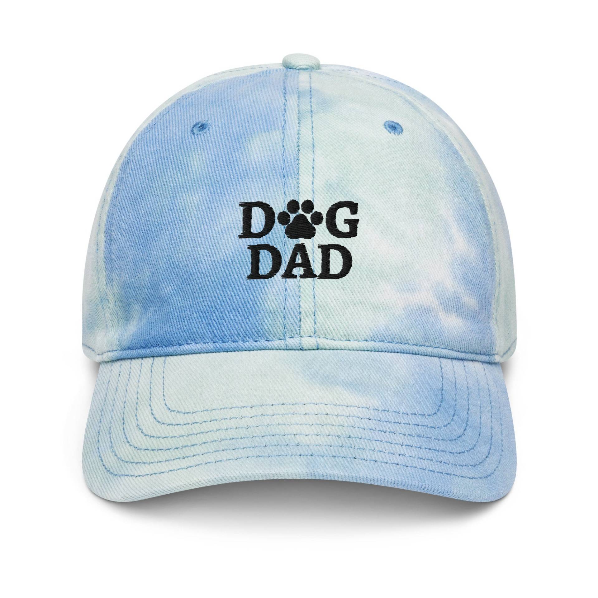 Hunde Papa Mütze, Bestickte Tie Dye Hund Papa Geschenk, Weihnachtsgeschenk, Geburtstagsgeschenk, Mütze von LGglorydesigns