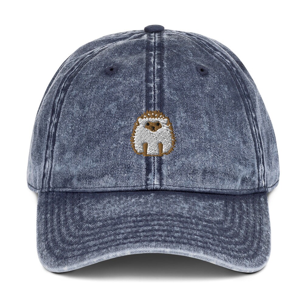 Igel Mütze, Bestickte Unisex Geschenke, Heimtier Mama Papa Vintage Baumwolle Twill Cap von LGglorydesigns