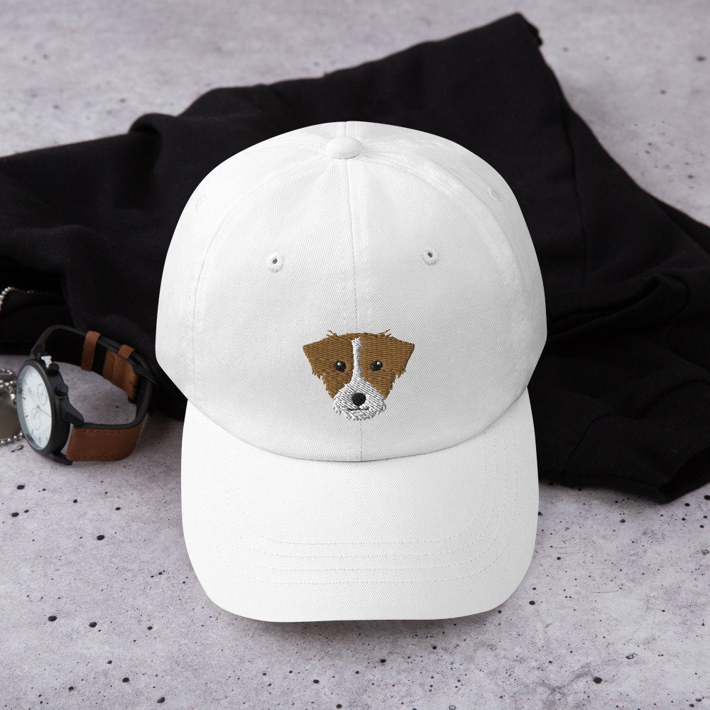 Jack Russell Terrier Mütze, Bestickte Geschenk, Geburtstag, Weihnachtsgeschenk, Unisex Dad Hat von LGglorydesigns