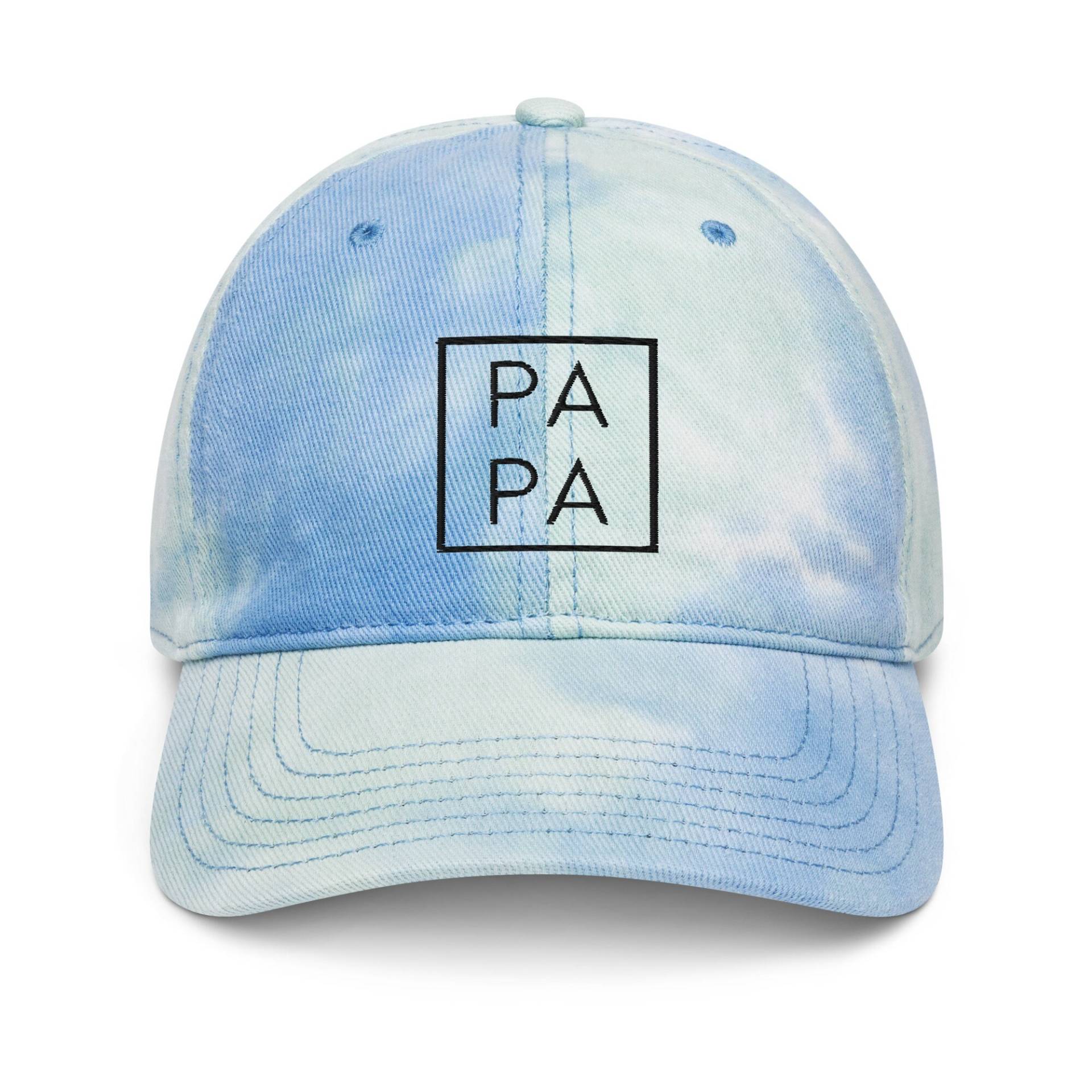 Papamütze, Bestickte Weihnachtsgeschenk, Geburtstagsgeschenk, Für Papa, Opa Geschenk, Tie Dye Mütze von LGglorydesigns