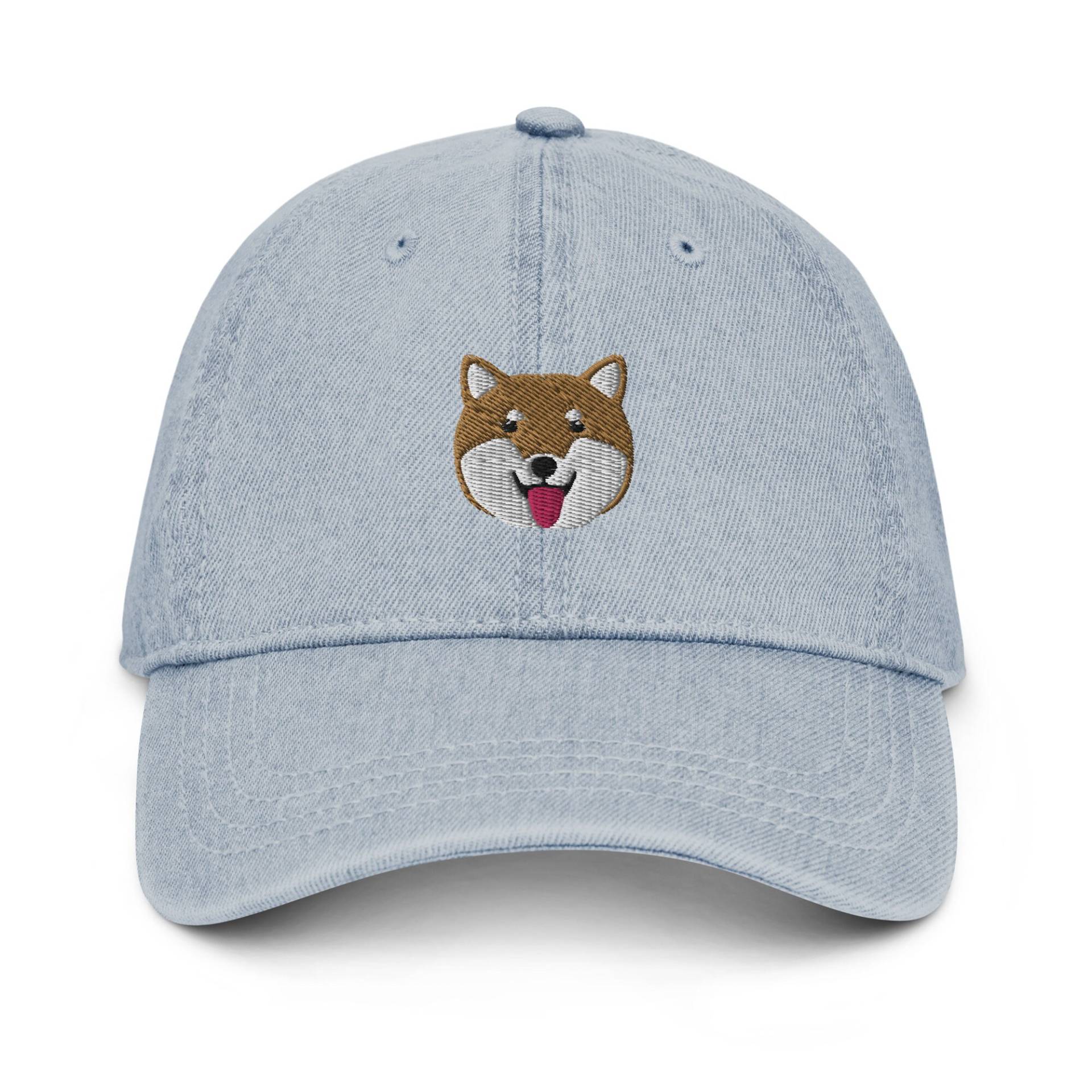 Shiba Inu Mütze, Bestickte Unisex Jeansmütze, Geschenk, Shib Geburtstagsgeschenk, Weihnachtsgeschenk, Hund Mama Papa Mütze von LGglorydesigns