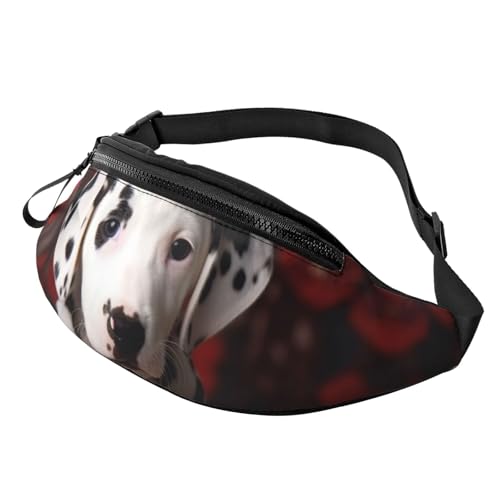 Dalmatiner Welpen-Gürteltasche für Männer und Frauen, Crossbody-Hüfttasche, wasserdicht, Sportgürteltasche, Outdoor-Hüfttasche Dalmatiner Welpen-Gürteltasche für Männer und Frauen, Crossbody-Hüfttasche, wasserdicht, Sportgürteltasche, Outdoor-Hüfttasche von LHBWCVN