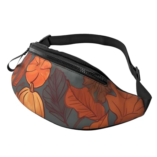 Fall-Bauchtasche für Damen und Herren, Crossbody-Hüfttasche, wasserdicht, Sport-Gürteltasche, Outdoor-Hüfttasche Fall-Bauchtasche für Damen und Herren, Crossbody-Hüfttasche, wasserdicht, Sport-Gürteltasche, Outdoor-Hüfttasche von LHBWCVN