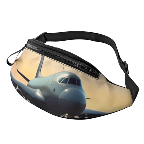 Flugzeug-Gürteltasche für Herren und Damen, Crossbody-Bauchtasche, wasserdicht, Sport-Gürteltasche, Outdoor-Hüfttasche Flugzeug-Gürteltasche für Herren und Damen, Crossbody-Bauchtasche, wasserdicht, Sport-Gürteltasche, Outdoor-Hüfttasche von LHBWCVN