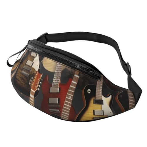 Gitarren-Gürteltasche für Herren und Damen, Crossbody-Bauchtasche, wasserdicht, Sport-Gürteltasche, Outdoor-Hüfttasche Gitarren-Gürteltasche für Herren und Damen, Crossbody-Bauchtasche, wasserdicht, Sport-Gürteltasche, Outdoor-Hüfttasche von LHBWCVN