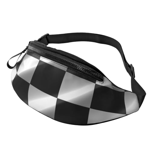 Gürteltasche für Damen und Herren, wasserdicht, Sportgürteltasche, Outdoor-Hüfttasche, Schwarz / Weiß Gürteltasche für Damen und Herren, wasserdicht, Sportgürteltasche, Outdoor-Hüfttasche, Schwarz / Weiß von LHBWCVN