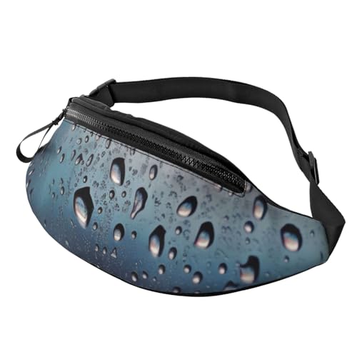 Gürteltasche für Herren und Damen, Regentropfen auf Glas, wasserdicht, Sport-Gürteltasche, Outdoor-Hüfttasche Gürteltasche für Herren und Damen, Regentropfen auf Glas, wasserdicht, Sport-Gürteltasche, Outdoor-Hüfttasche von LHBWCVN