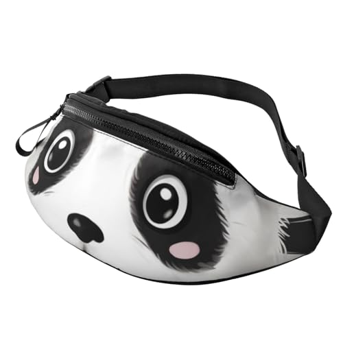 Gürteltasche mit Panda-Motiv, für Damen und Herren, wasserdicht, Sport-Gürteltasche, Outdoor-Hüfttasche, Schwarz und Weiß Gürteltasche mit Panda-Motiv, für Damen und Herren, wasserdicht, Sport-Gürteltasche, Outdoor-Hüfttasche, Schwarz und Weiß von LHBWCVN