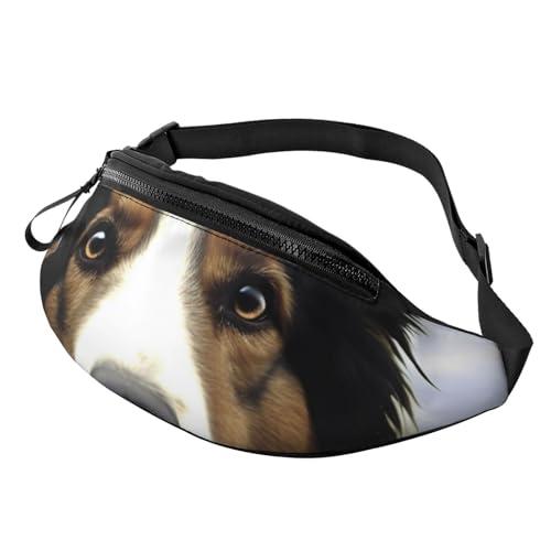 Gürteltasche mit Schafhund, für Damen und Herren, wasserdicht, Sport-Gürteltasche, Outdoor-Hüfttasche Gürteltasche mit Schafhund, für Damen und Herren, wasserdicht, Sport-Gürteltasche, Outdoor-Hüfttasche von LHBWCVN