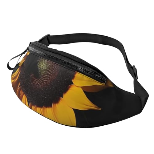 Gürteltasche mit Sonnenblumen-Hintergrund für Damen und Herren, wasserdicht, Sportgürteltasche, Outdoor-Hüfttasche Gürteltasche mit Sonnenblumen-Hintergrund für Damen und Herren, wasserdicht, Sportgürteltasche, Outdoor-Hüfttasche von LHBWCVN