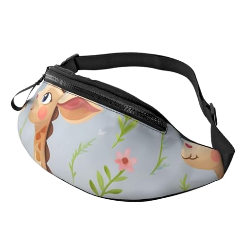 Gürteltasche mit niedlicher Giraffe für Damen und Herren, wasserdicht, Sport-Gürteltasche, Outdoor-Hüfttasche Gürteltasche mit niedlicher Giraffe für Damen und Herren, wasserdicht, Sport-Gürteltasche, Outdoor-Hüfttasche von LHBWCVN