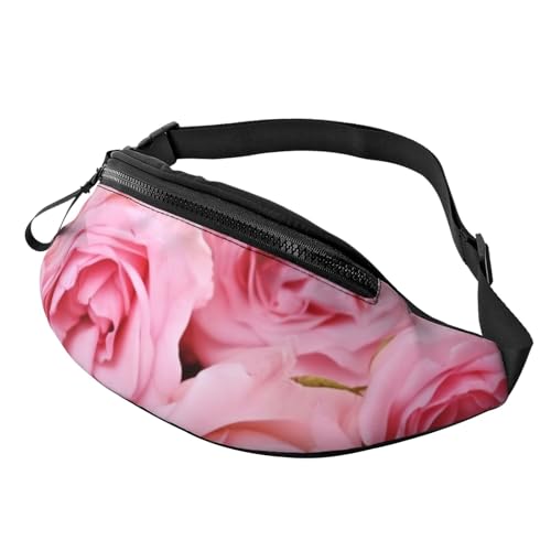 Gürteltasche mit roten frischen Rosen für Damen und Herren, wasserdicht, Sport-Gürteltasche, Outdoor-Hüfttasche Gürteltasche mit roten frischen Rosen für Damen und Herren, wasserdicht, Sport-Gürteltasche, Outdoor-Hüfttasche von LHBWCVN
