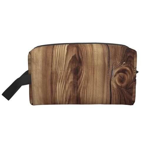 LHBWCVN Reise-Kulturbeutel für Damen und Herren, Leder, Make-up-Tasche, groß, tragbar, Reise-Organizer, Holzmaserung, Kosmetiktasche mit Aufhängehaken, Reise-Badezimmertasche, Reißverschluss, Weiß, LHBWCVN Reise-Kulturbeutel für Damen und Herren, Leder, Make-up-Tasche, groß, tragbar, Reise-Organizer, Holzmaserung, Kosmetiktasche mit Aufhängehaken, Reise-Badezimmertasche, Reißverschluss, Weiß, von LHBWCVN