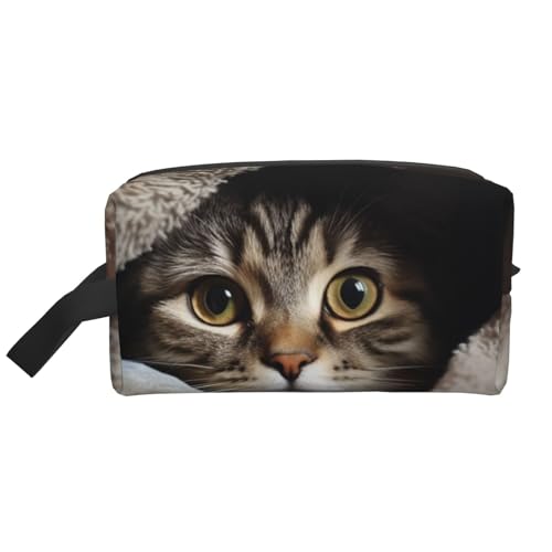 LHBWCVN Reise-Kulturbeutel für Damen und Herren, Leder, Make-up-Tasche, groß, tragbar, Reise-Organizer, Katzen-Unterdecke, Kosmetiktasche mit Aufhängehaken, Reise-Badezimmertasche, Reißverschluss, LHBWCVN Reise-Kulturbeutel für Damen und Herren, Leder, Make-up-Tasche, groß, tragbar, Reise-Organizer, Katzen-Unterdecke, Kosmetiktasche mit Aufhängehaken, Reise-Badezimmertasche, Reißverschluss, von LHBWCVN