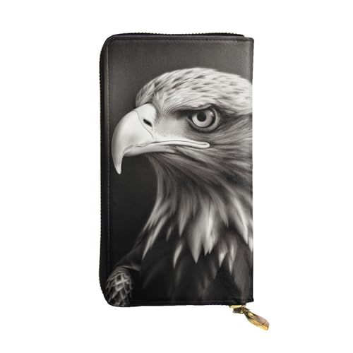 Lhbwcvn Eagle Geldbörse für Damen und Herren, Clutch, RFID-blockierend, Leder, große Kapazität, Geldbörse, Kreditkartenhalter, Geldtasche mit Reißverschluss, Handyhalter, lange Reisegeldbörse, Lhbwcvn Eagle Geldbörse für Damen und Herren, Clutch, RFID-blockierend, Leder, große Kapazität, Geldbörse, Kreditkartenhalter, Geldtasche mit Reißverschluss, Handyhalter, lange Reisegeldbörse, von LHBWCVN