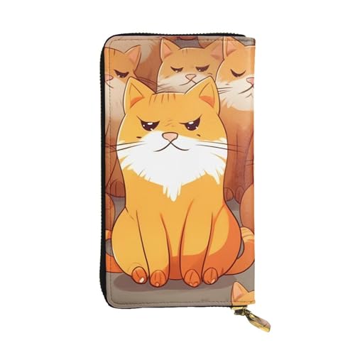 Lhbwcvn Geldbörse für Damen und Herren, Clutch, RFID-blockierend, Leder, große Kapazität, Geldbörse, Kreditkartenhalter, Geldtasche mit Reißverschluss, Handyhalter, lange Reisegeldbörse, Schwarz, von LHBWCVN