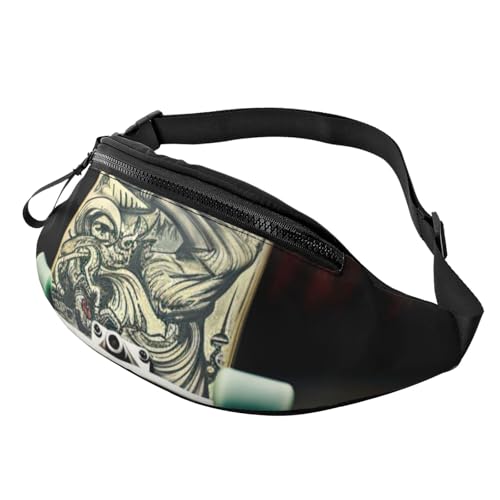 Skate Boards Bauchtasche für Herren und Damen, Crossbody-Bauchtasche, wasserdicht, Sport-Gürteltasche, Outdoor-Hüfttasche Skate Boards Bauchtasche für Herren und Damen, Crossbody-Bauchtasche, wasserdicht, Sport-Gürteltasche, Outdoor-Hüfttasche von LHBWCVN