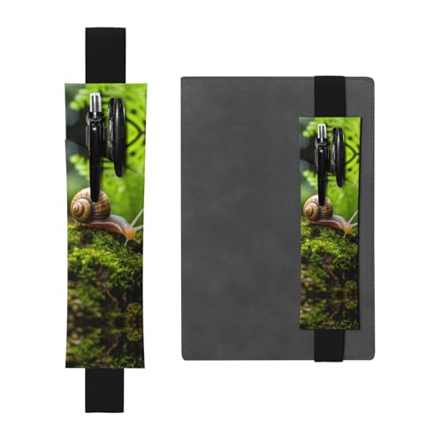 LHCVSFGW Elastischer Stifthalter für Notizbuch, Lesezeichen, PU-Leder, Stifthalter mit verstellbarem Band, Stifteetui, Schneckenkrabbel-Federmäppchen, Federmäppchen für Planer, Ordner, Bücher LHCVSFGW Elastischer Stifthalter für Notizbuch, Lesezeichen, PU-Leder, Stifthalter mit verstellbarem Band, Stifteetui, Schneckenkrabbel-Federmäppchen, Federmäppchen für Planer, Ordner, Bücher von LHCVSFGW