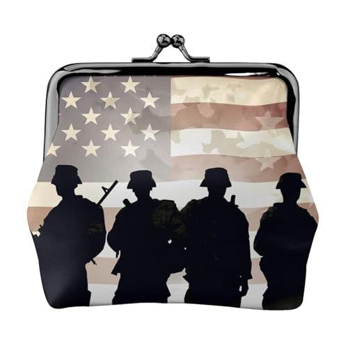 Armed Forces Day American Small Coin Purse For Women, Kiss-Lock Wallet Leather Cute Coin Wallet Mini Coin Pouch Change Purse Key Holder Armed Forces Day American Small Coin Purse For Women, Kiss-Lock Wallet Leather Cute Coin Wallet Mini Coin Pouch Change Purse Key Holder von LHDGBNV