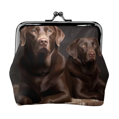 Braune Labrador Retriever kleine Münzbörse für Frauen, Kiss-Lock-Geldbörse, Leder, niedliche Münzgeldbörse, Mini-Münztasche, Kleingeldbörse, Schlüsselhalter Braune Labrador Retriever kleine Münzbörse für Frauen, Kiss-Lock-Geldbörse, Leder, niedliche Münzgeldbörse, Mini-Münztasche, Kleingeldbörse, Schlüsselhalter von LHDGBNV