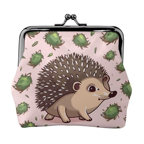 Kleine Geldbörse mit Cartoon-Igel für Frauen, Kiss-Lock-Geldbörse, Leder, niedliche Münzgeldbörse, Mini-Münztasche, Kleingeldbörse, Schlüsselhalter Kleine Geldbörse mit Cartoon-Igel für Frauen, Kiss-Lock-Geldbörse, Leder, niedliche Münzgeldbörse, Mini-Münztasche, Kleingeldbörse, Schlüsselhalter von LHDGBNV