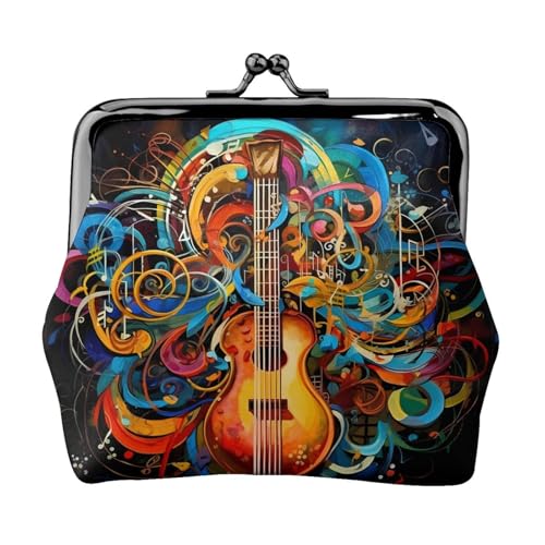 Kleine Münzbörse für Frauen, Kiss-Lock-Geldbörse, Leder, niedliche Münzbörse, Mini-Münztasche, Kleingeldbörse, Schlüsselhalter von LHDGBNV