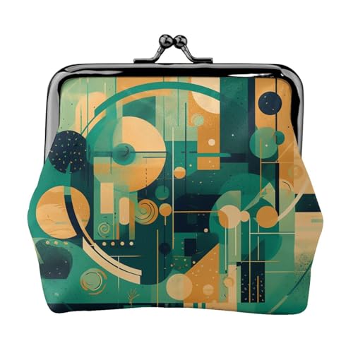 Kleine Münzbörse für Frauen, Kiss-Lock-Geldbörse, Leder, niedliche Münzbörse, Mini-Münztasche, Kleingeldtasche, Schlüsselhalter, Grün und Beige Kleine Münzbörse für Frauen, Kiss-Lock-Geldbörse, Leder, niedliche Münzbörse, Mini-Münztasche, Kleingeldtasche, Schlüsselhalter, Grün und Beige von LHDGBNV