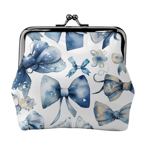 Kleine Münzgeldbörse für Frauen, Kiss-Lock-Geldbörse, Leder, niedliche Münzgeldbörse, Mini-Münztasche, Kleingeldtasche, Schlüsselhalter von LHDGBNV