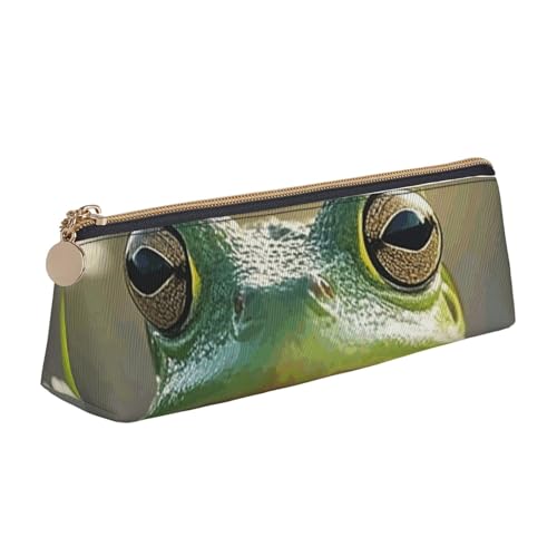 LHDGBNV Ebdf91275c1750438698ae9f98b0f5f Leder-Federmäppchen, stilvolles Federmäppchen mit Reißverschluss, Kosmetiktasche für Arbeit, Büro von LHDGBNV