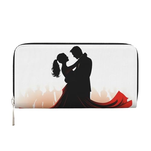 LHDGBNV Geldbörse aus PU-Leder für Damen und Mädchen, mit Reißverschluss, Kreditkartenhalter, Ballsaal, Tanz, lange Geldbörse, Clutch, Geldbörse, wasserdicht, Reisehandtasche LHDGBNV Geldbörse aus PU-Leder für Damen und Mädchen, mit Reißverschluss, Kreditkartenhalter, Ballsaal, Tanz, lange Geldbörse, Clutch, Geldbörse, wasserdicht, Reisehandtasche von LHDGBNV