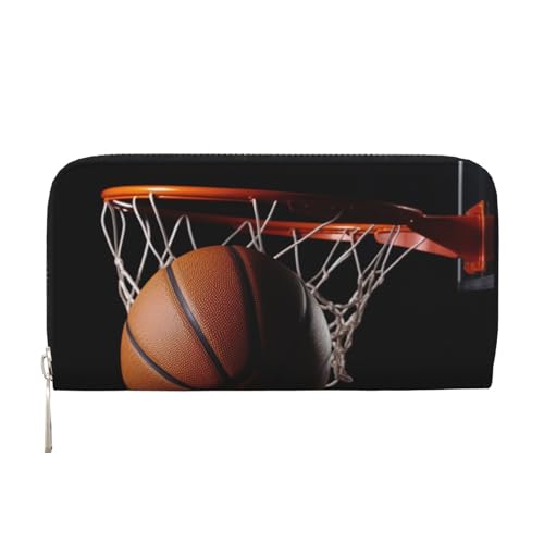LHDGBNV Geldbörse aus PU-Leder für Damen und Mädchen, mit Reißverschluss, Kreditkartenhalter, Basketball, lange Geldbörse, Clutch, wasserdicht, Reisehandtasche LHDGBNV Geldbörse aus PU-Leder für Damen und Mädchen, mit Reißverschluss, Kreditkartenhalter, Basketball, lange Geldbörse, Clutch, wasserdicht, Reisehandtasche von LHDGBNV