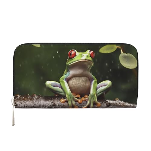 LHDGBNV Geldbörse aus PU-Leder für Damen und Mädchen, mit Reißverschluss, Kreditkartenhalter, Friedensbaum, Frosch, lange Geldbörse, Clutch, Geldbörse, wasserdicht, Reisehandtasche LHDGBNV Geldbörse aus PU-Leder für Damen und Mädchen, mit Reißverschluss, Kreditkartenhalter, Friedensbaum, Frosch, lange Geldbörse, Clutch, Geldbörse, wasserdicht, Reisehandtasche von LHDGBNV