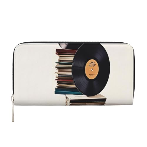 LHDGBNV Geldbörse aus PU-Leder für Damen und Mädchen, mit Reißverschluss, Kreditkartenhalter, Vinyl-Schallplatten und Klebebänder, lange Geldbörse, Clutch, wasserdicht, Reisehandtasche LHDGBNV Geldbörse aus PU-Leder für Damen und Mädchen, mit Reißverschluss, Kreditkartenhalter, Vinyl-Schallplatten und Klebebänder, lange Geldbörse, Clutch, wasserdicht, Reisehandtasche von LHDGBNV