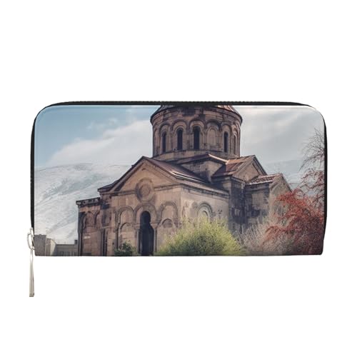 LHDGBNV Geldbörse aus PU-Leder für Damen und Mädchen, mit Reißverschluss, Kreditkartenhalter, armenische Kirche, lange Geldbörse, Clutch, Geldbörse, wasserdicht, Reisehandtasche LHDGBNV Geldbörse aus PU-Leder für Damen und Mädchen, mit Reißverschluss, Kreditkartenhalter, armenische Kirche, lange Geldbörse, Clutch, Geldbörse, wasserdicht, Reisehandtasche von LHDGBNV