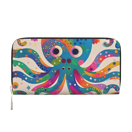 LHDGBNV Geldbörse aus PU-Leder für Damen und Mädchen, mit Reißverschluss, Kreditkartenhalter, bunt, lange Geldbörse, Clutch, wasserdicht, Reisehandtasche LHDGBNV Geldbörse aus PU-Leder für Damen und Mädchen, mit Reißverschluss, Kreditkartenhalter, bunt, lange Geldbörse, Clutch, wasserdicht, Reisehandtasche von LHDGBNV
