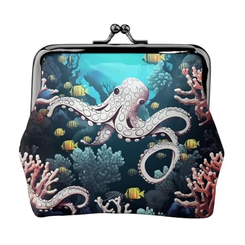 Marine Life Kleine Münzbörse für Frauen, Kiss-Lock-Geldbörse, Leder, niedliche Münzgeldbörse, Mini-Münztasche, Kleingeldbörse, Schlüsselhalter Marine Life Kleine Münzbörse für Frauen, Kiss-Lock-Geldbörse, Leder, niedliche Münzgeldbörse, Mini-Münztasche, Kleingeldbörse, Schlüsselhalter von LHDGBNV
