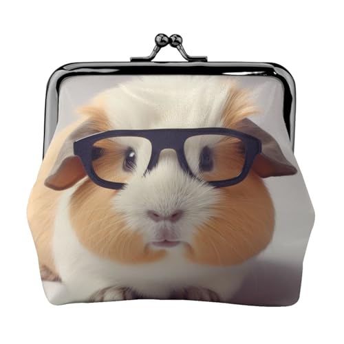 Smiling Small Coin Purse For Women, Kiss-Lock Wallet Leather Cute Coin Wallet Mini Coin Pouch Change Purse Key Holder von LHDGBNV