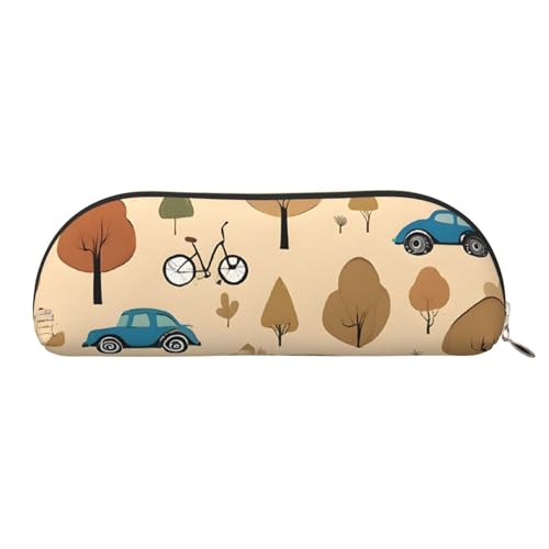 LHFIOHIRG (Auto und Fahrrad) Tragbares Federmäppchen mit Reißverschluss, stilvolle Stifttasche, Schreibwaren-Tasche, Kosmetiktasche, Münzaufbewahrung für Schule, Büro, gold, Einheitsgröße, Münztasche von LHFIOHIRG